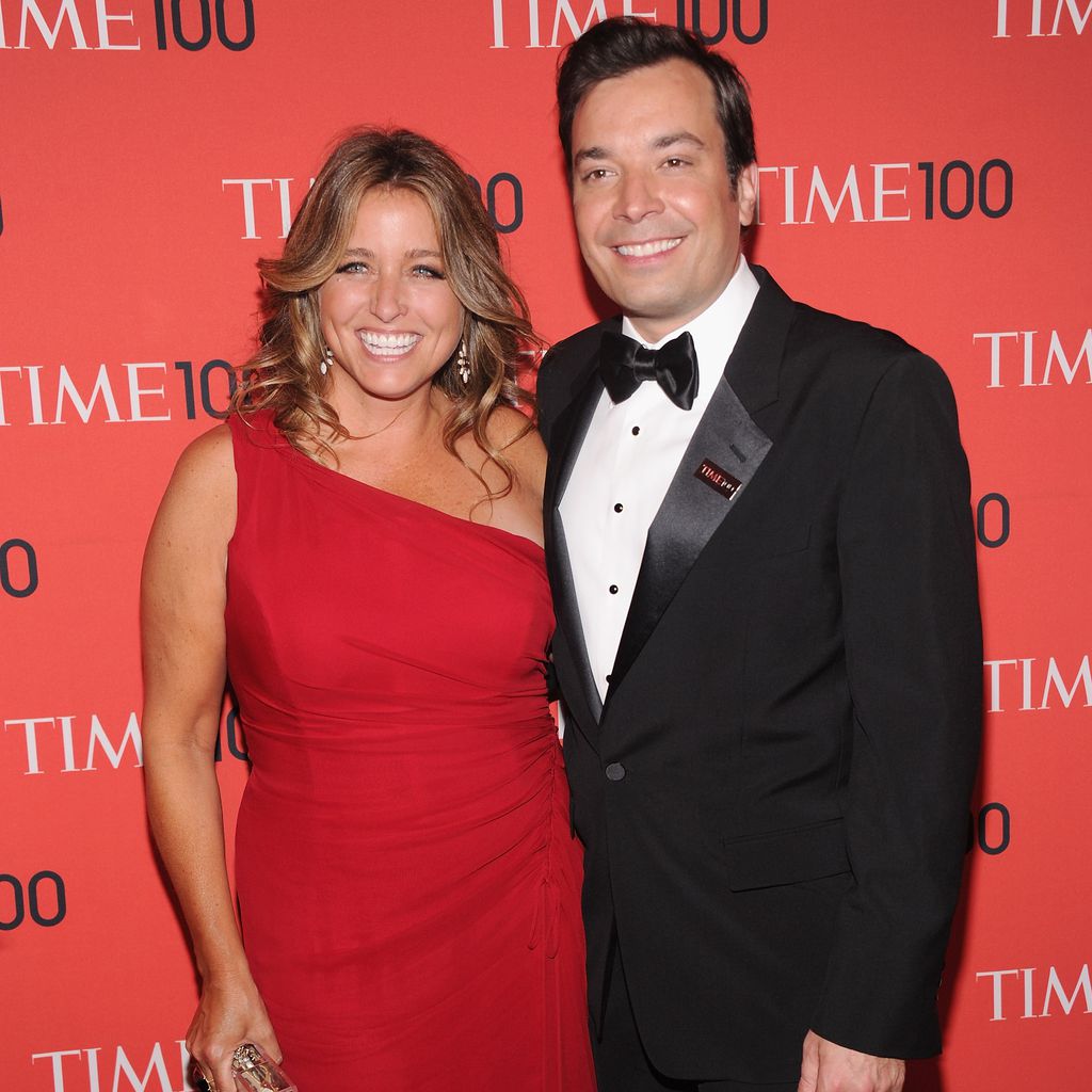 Jimmy Fallon mit seiner Frau Nancy