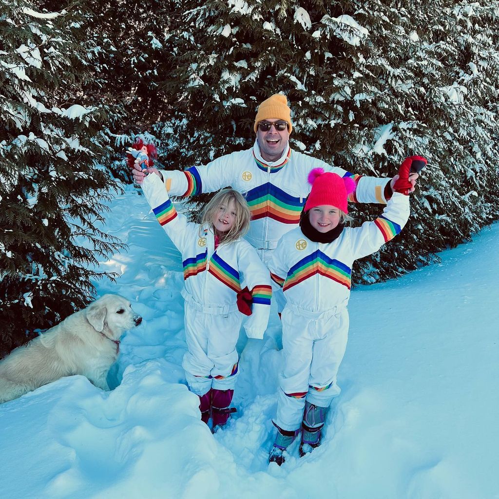 Jimmy Fallon und seine Töchter, Januar 2022