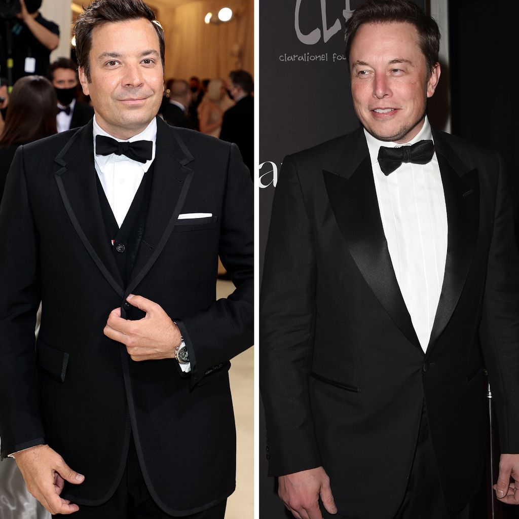 Jimmy Fallon, Moderator und Elon Musk, Tesla-Gründer