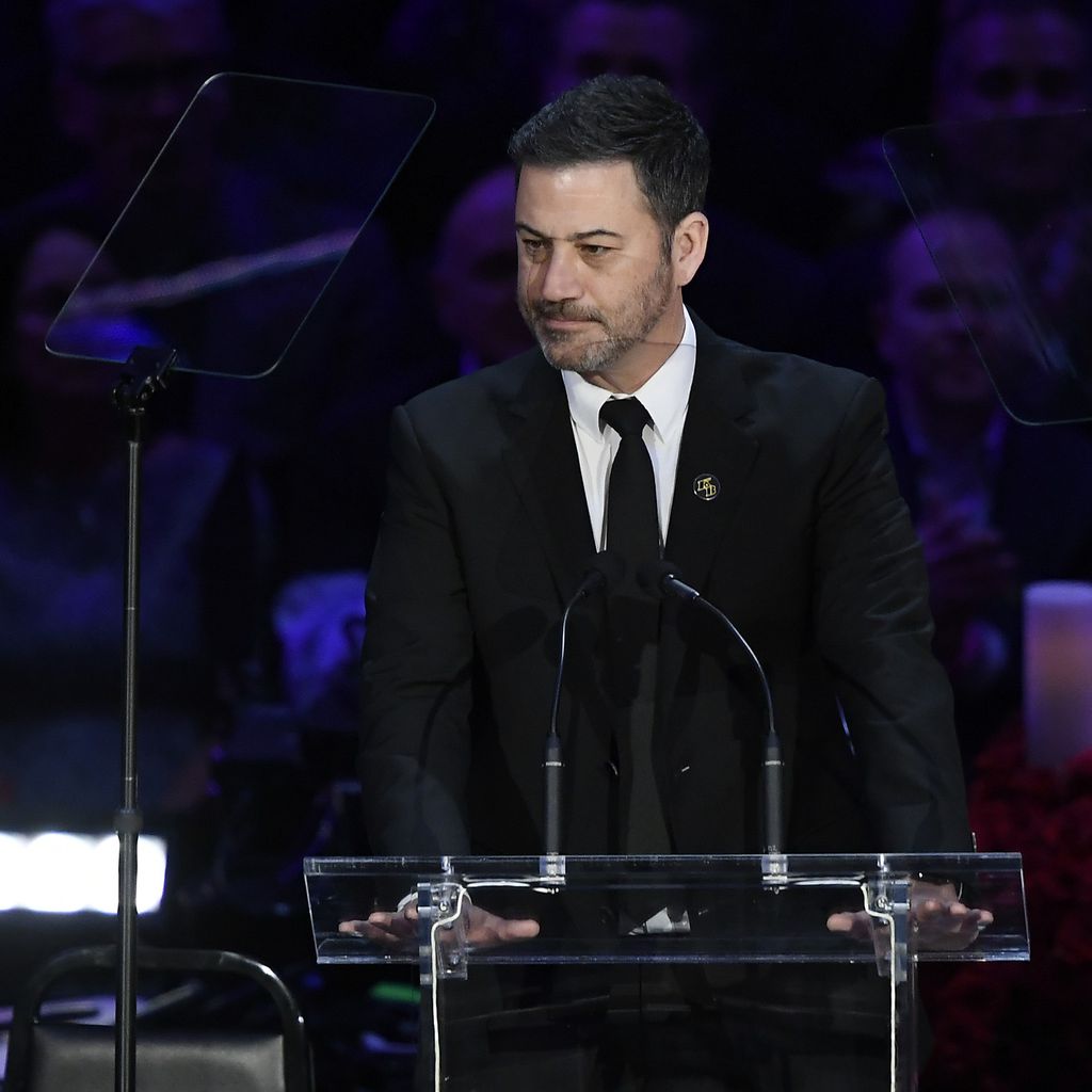 Jimmy Kimmel bei der Trauerfeier für Kobe und Gigi Bryant