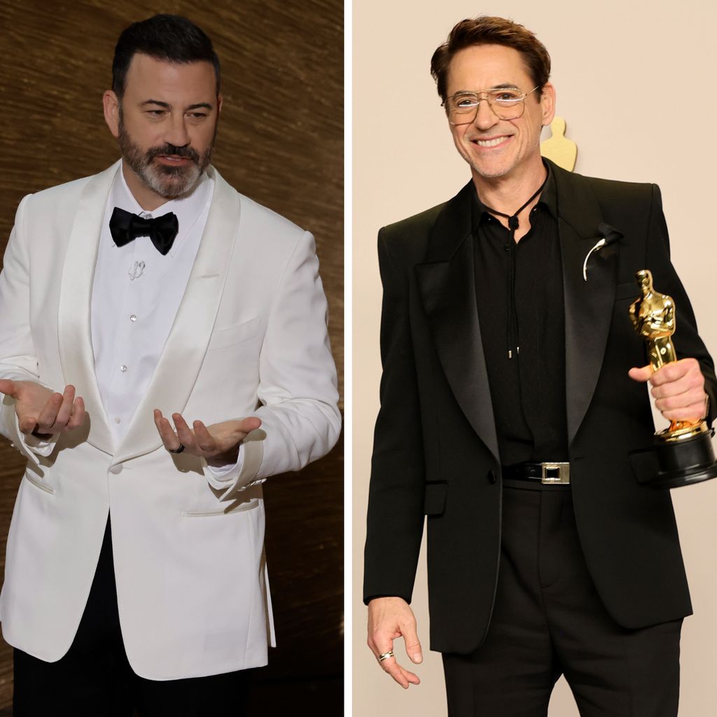 Jimmy Kimmel und Robert Downey Jr.
