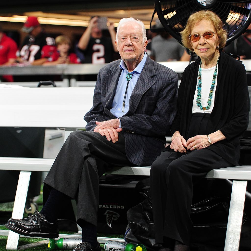 Jimmy und Rosalynn Carter, 2018