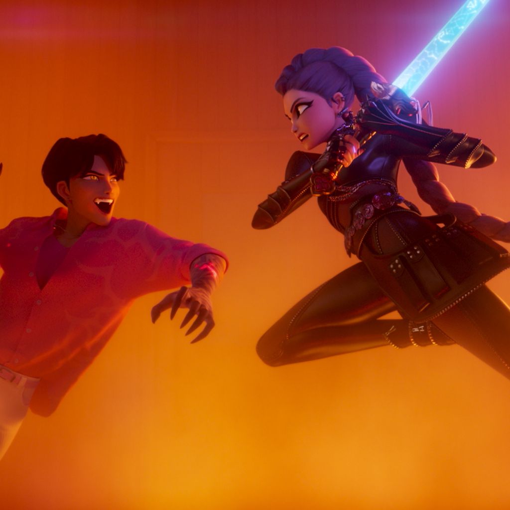 Jinu und Rumi, "KPop Demon Hunters"