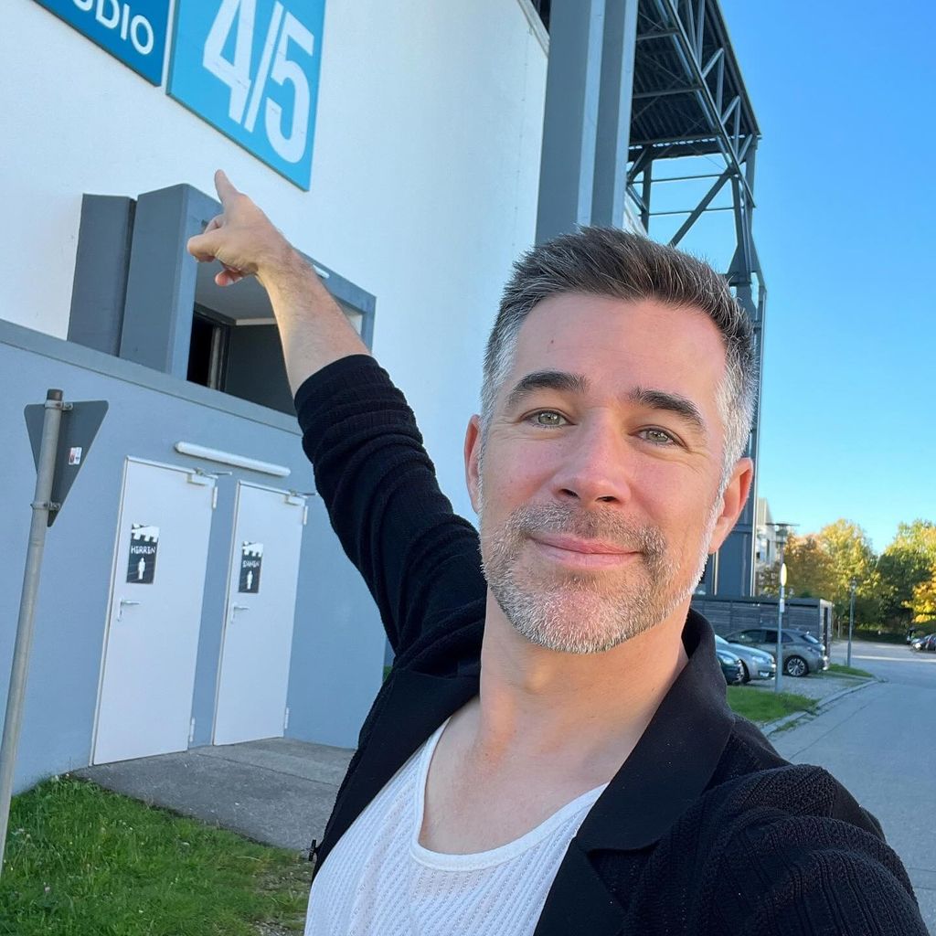 Jo Weil am Set von "Sturm der Liebe", Oktober 2024