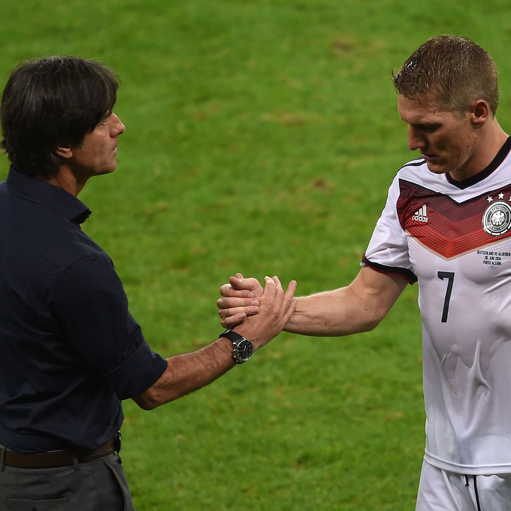 Joachim Löw und Bastian Schweinsteiger 2014