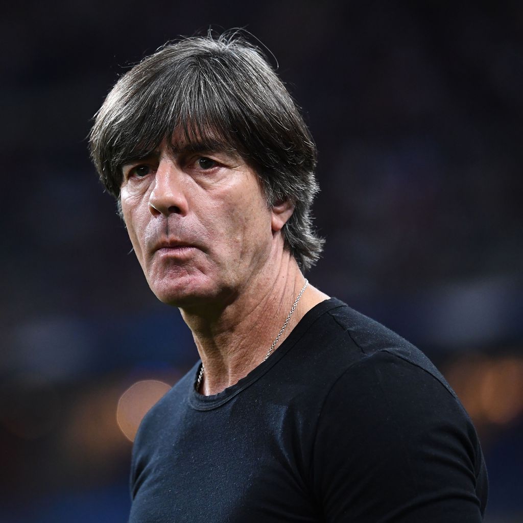 Joachim Löw beim Spiel Frankreich gegen Deutschland