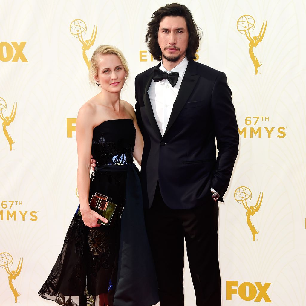 Joanne Tucker und Adam Driver bei den Emmy Awards in Los Angeles