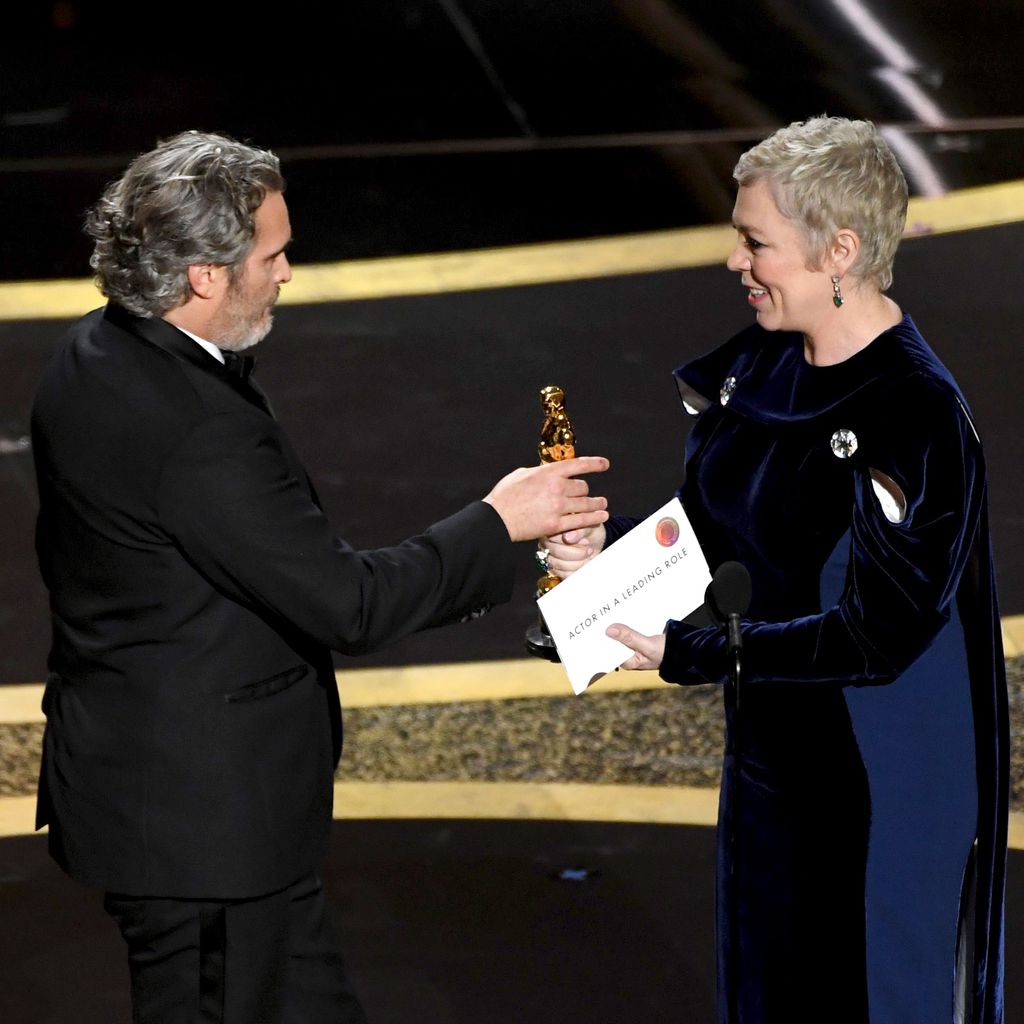 Joaquin Phoenix und Olivia Coleman bei den Oscars 2020