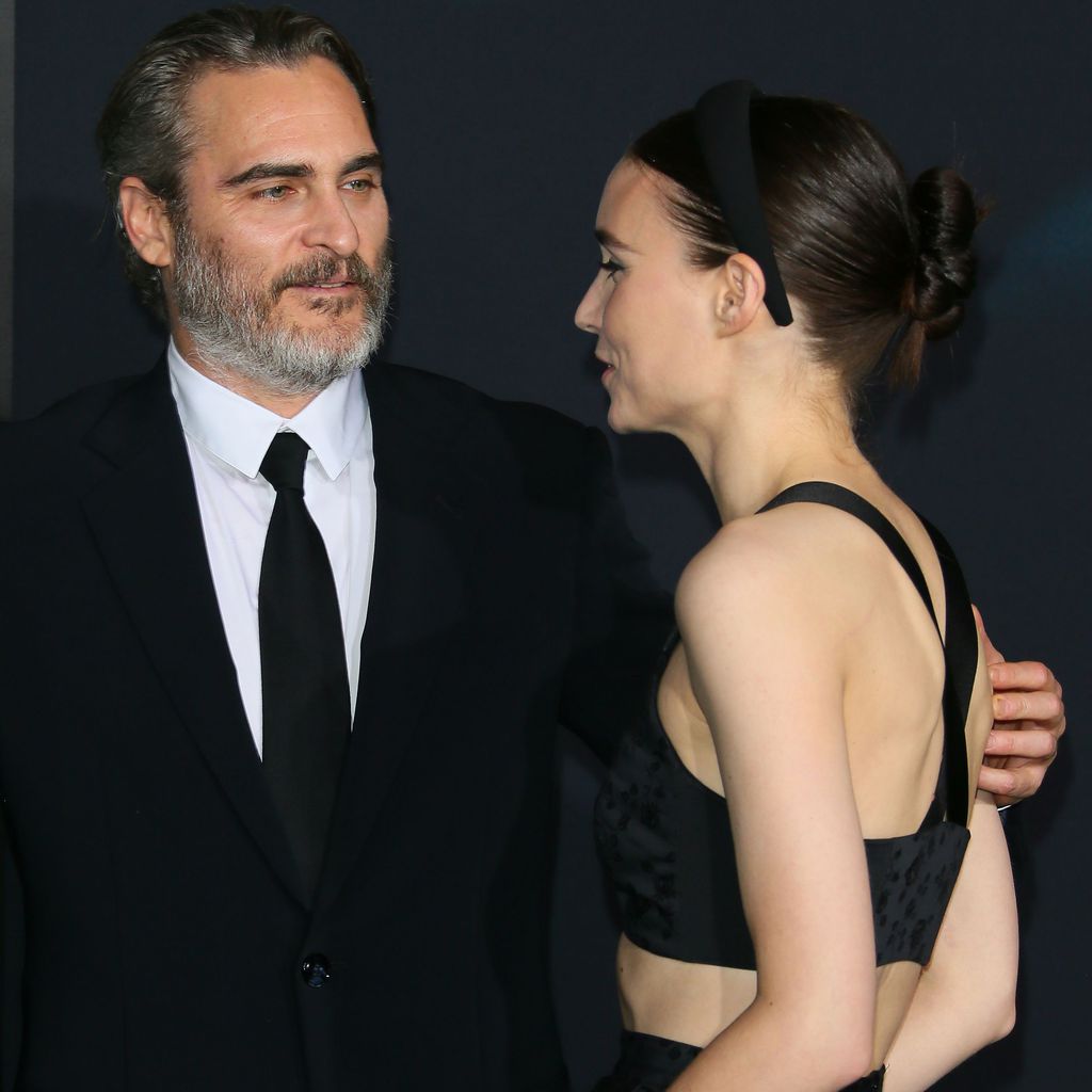 Joaquin Phoenix und Rooney Mara auf der "Joker"-Premiere in Hollywood, Ende September 2019