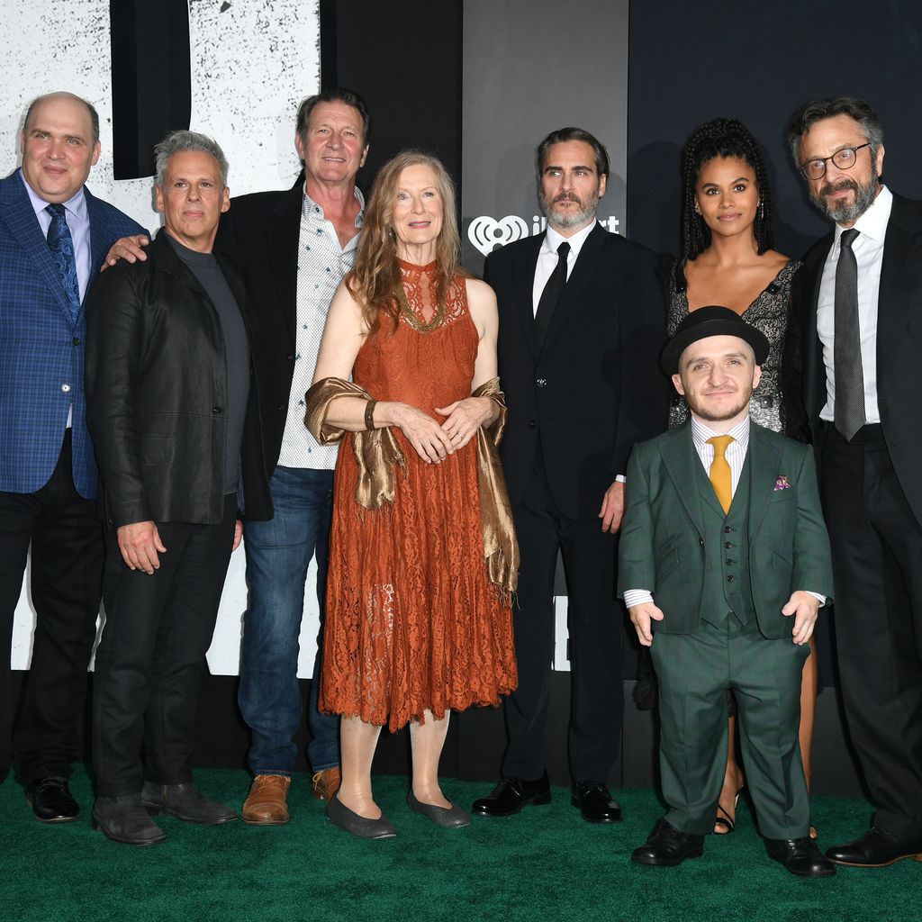 Joaquin Phoenix mit dem "Joker"-Cast, September 2019