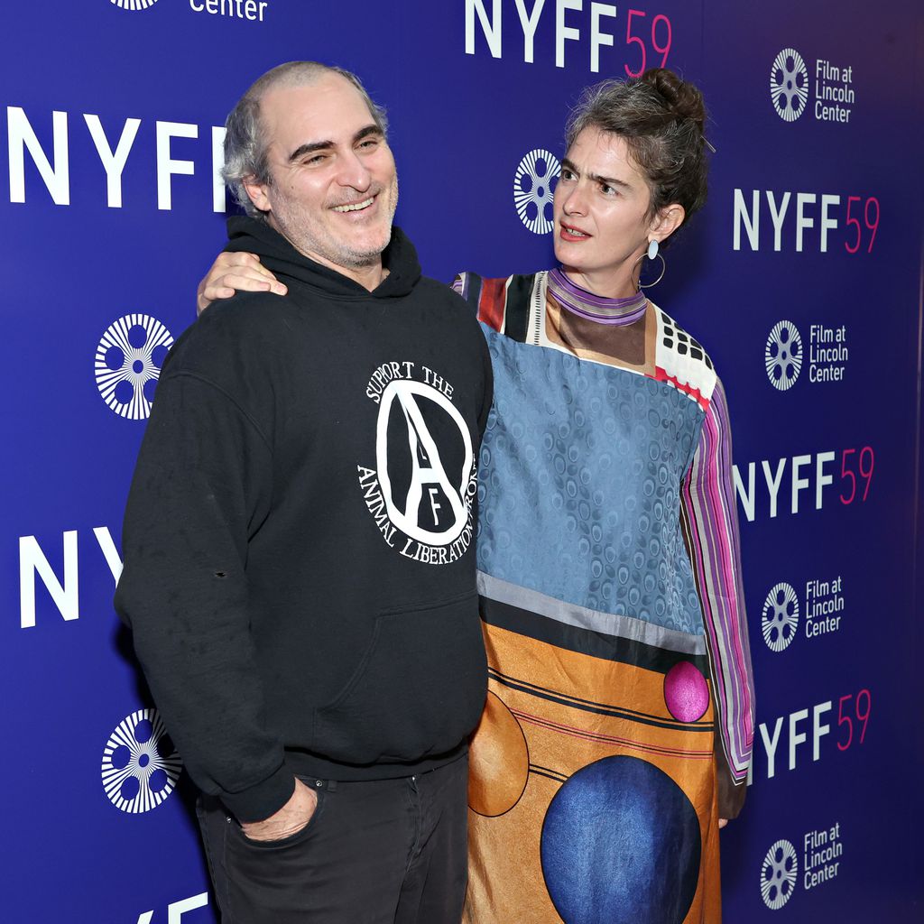 Joaquin Phoenix und Gaby Hoffmann beim New York Filmfestival im Oktober 2021