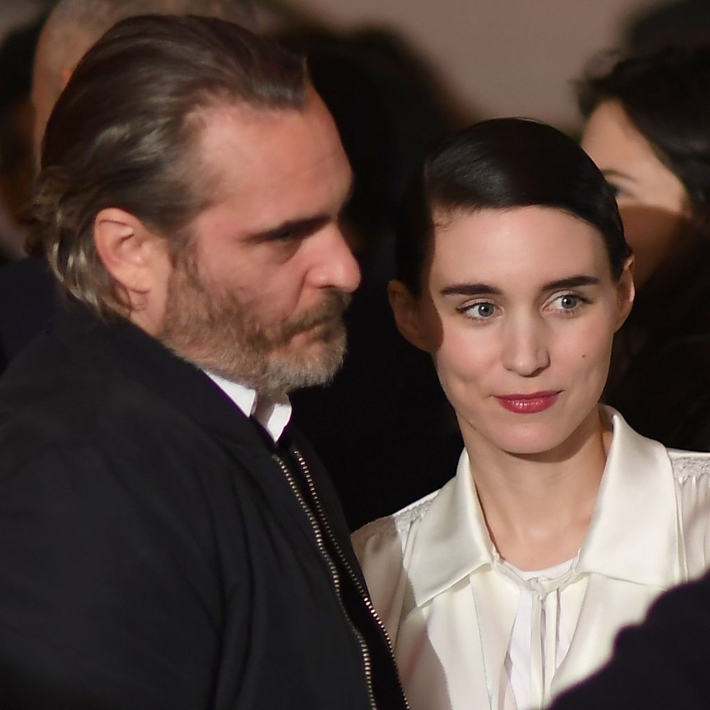 Joaquin Phoenix und Rooney Mara auf einem Event in New York im April 2018