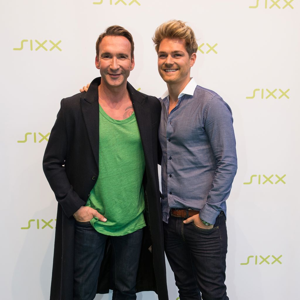 Jochen Bendel mit Matthias Pridöhl beim 5. Geburtstag des Senders Sixx
