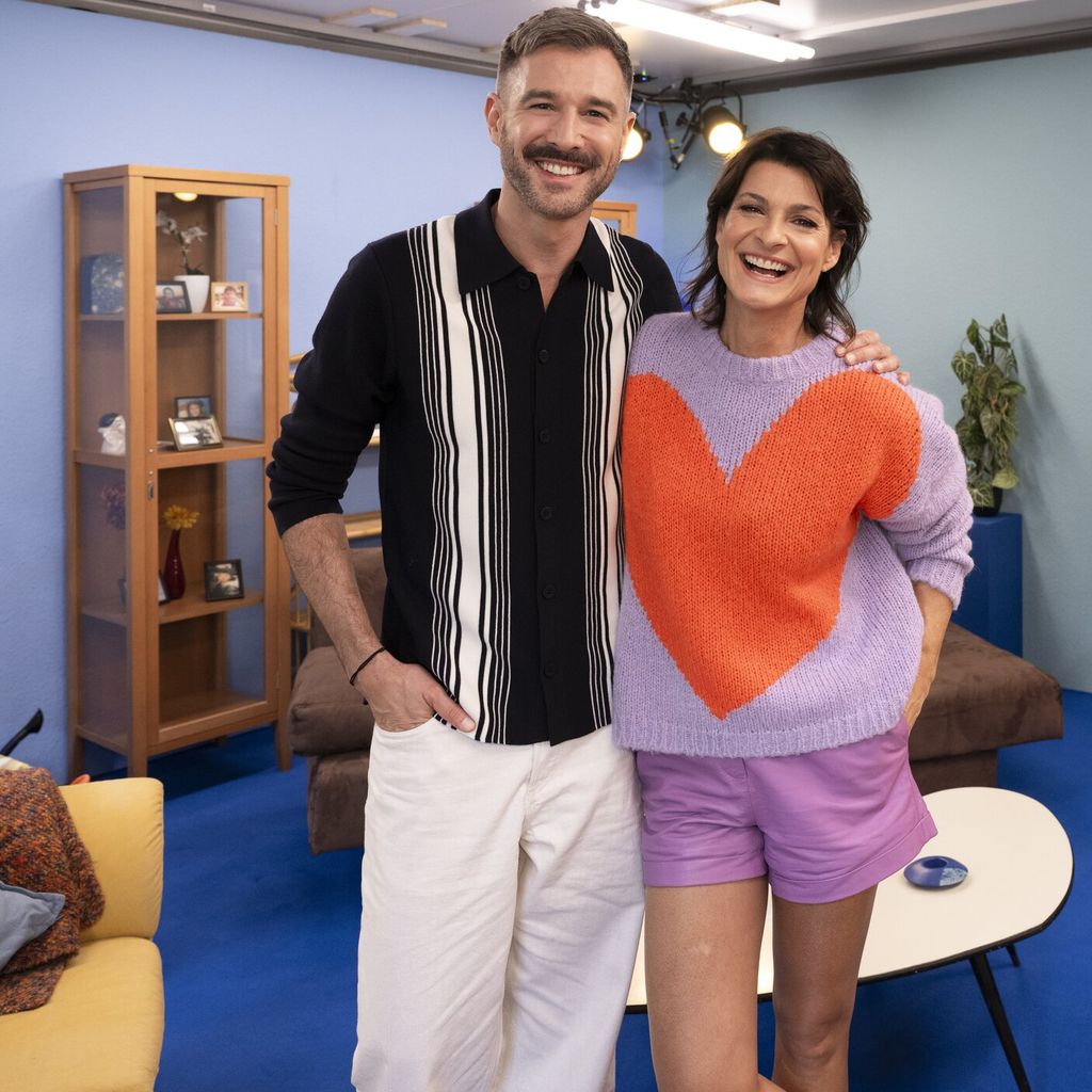 Jochen Schropp und Marlene Lufen im "Promi Big Brother"-Container 2023