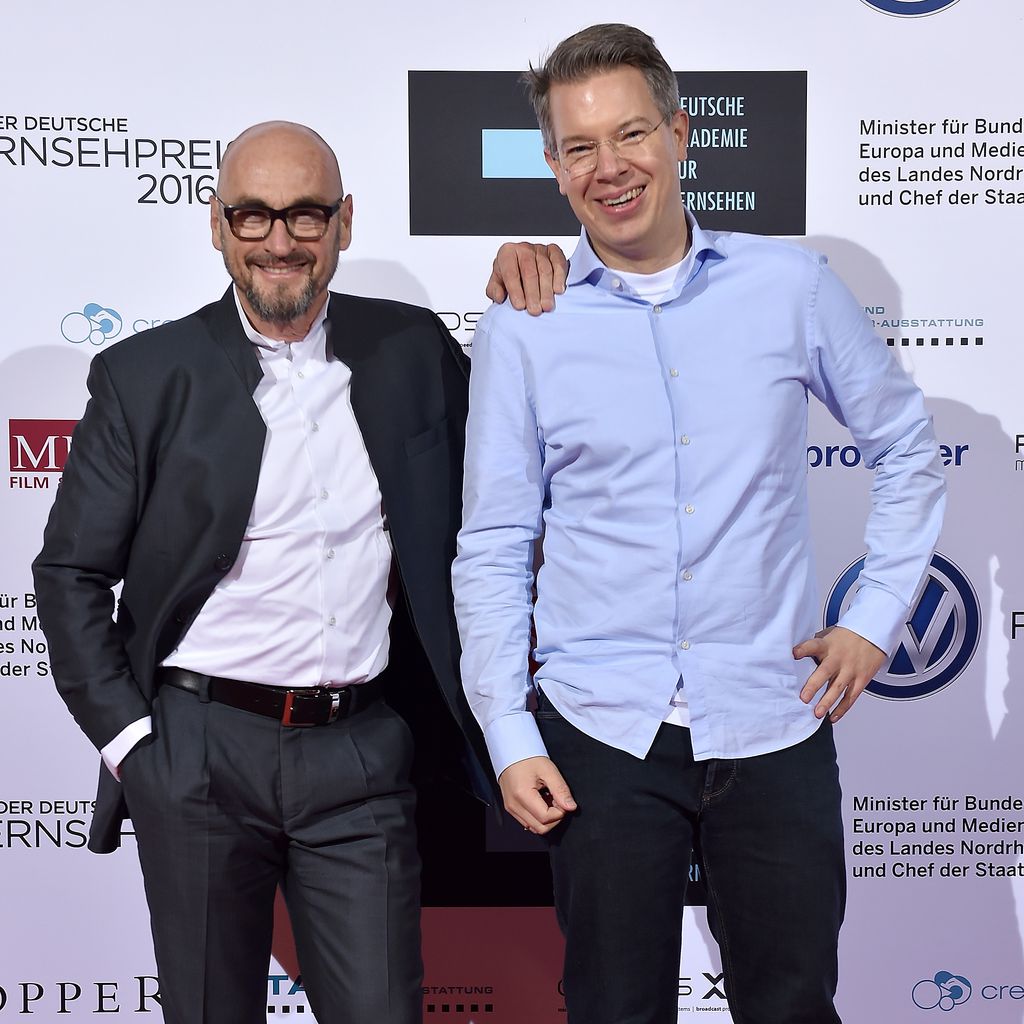 Jochen Schweizer und Frank Thelen bei einer Veranstaltung in Köln, 2015