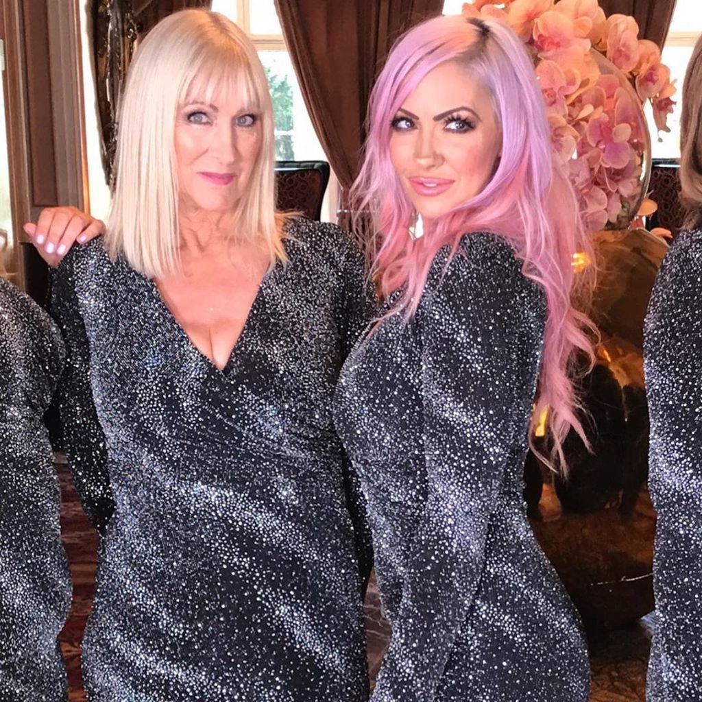 Jodie Marsh (rechts) mit ihrer Mutter Kristina