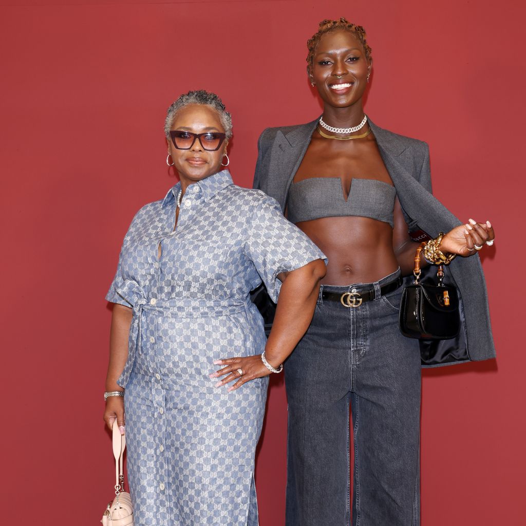 Jodie Turner Smith, Model, mit ihrer Mutter Dawn Turner-Smith