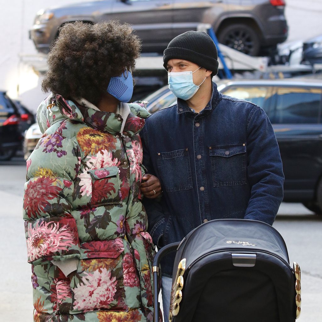 Jodie Turner-Smith und Joshua Jackson in New York, Januar 2021