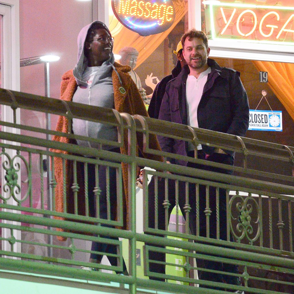 Jodie Turner-Smith und Joshua Jackson im März 2020