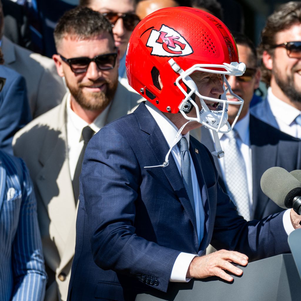 Joe Biden mit den Kansas City Chiefs im Weißen Haus, Mai 2024