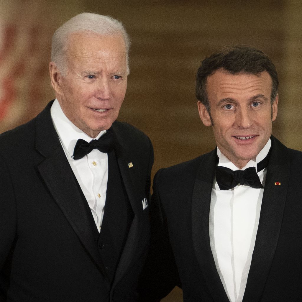 Joe Biden und Emmanuel Macron