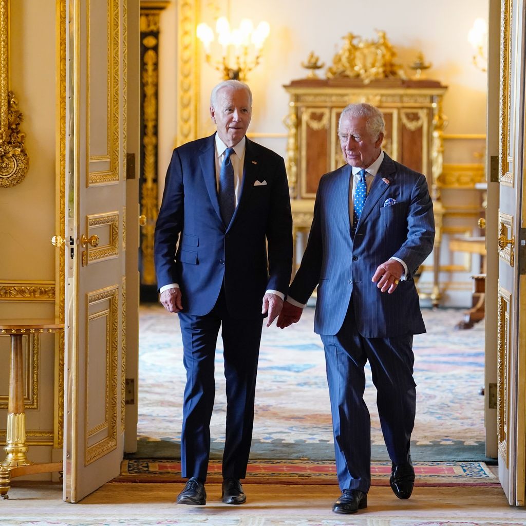 Joe Biden und König Charles in Windsor Castle, Juli 2023