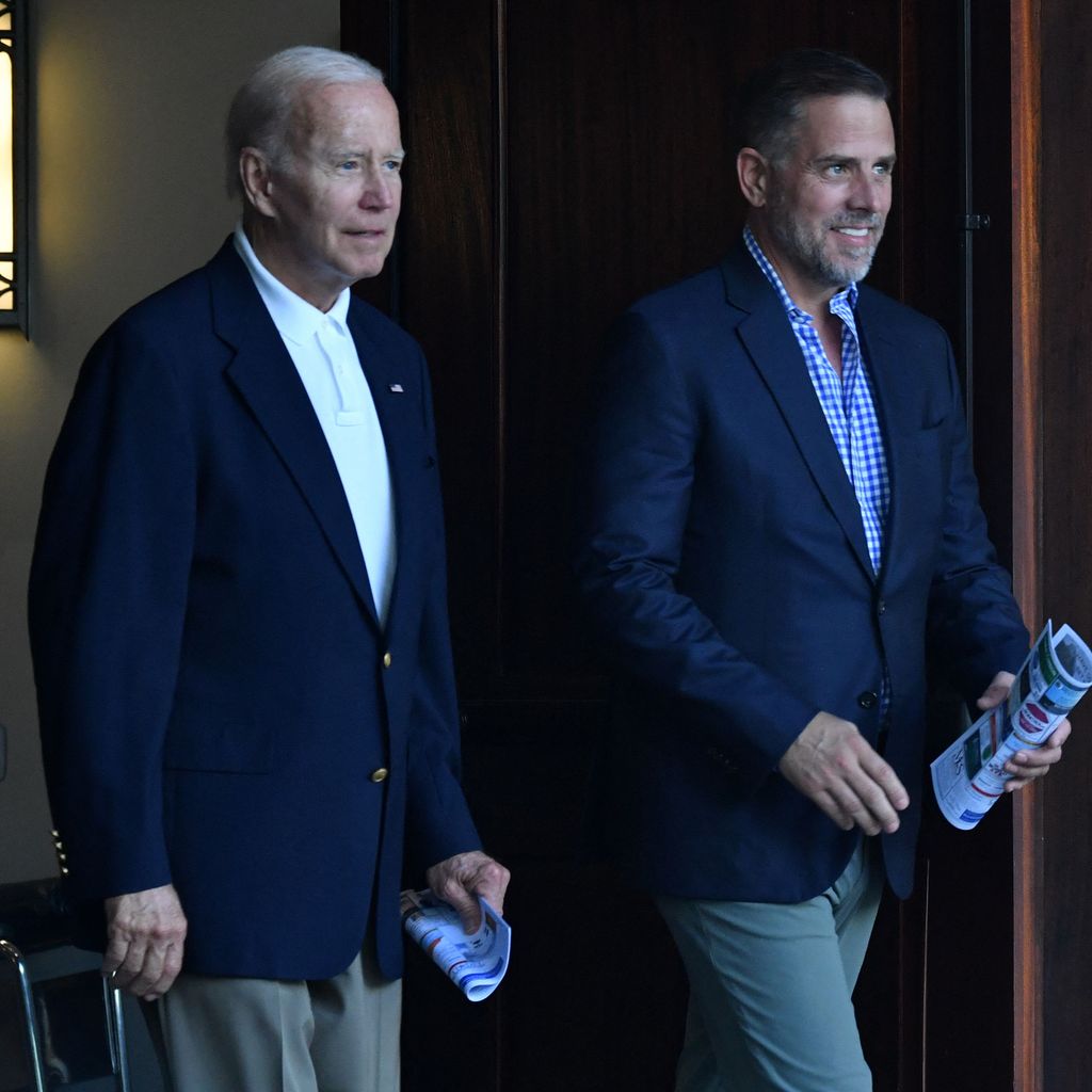 Joe Biden und sein Sohn Hunter im August 2022