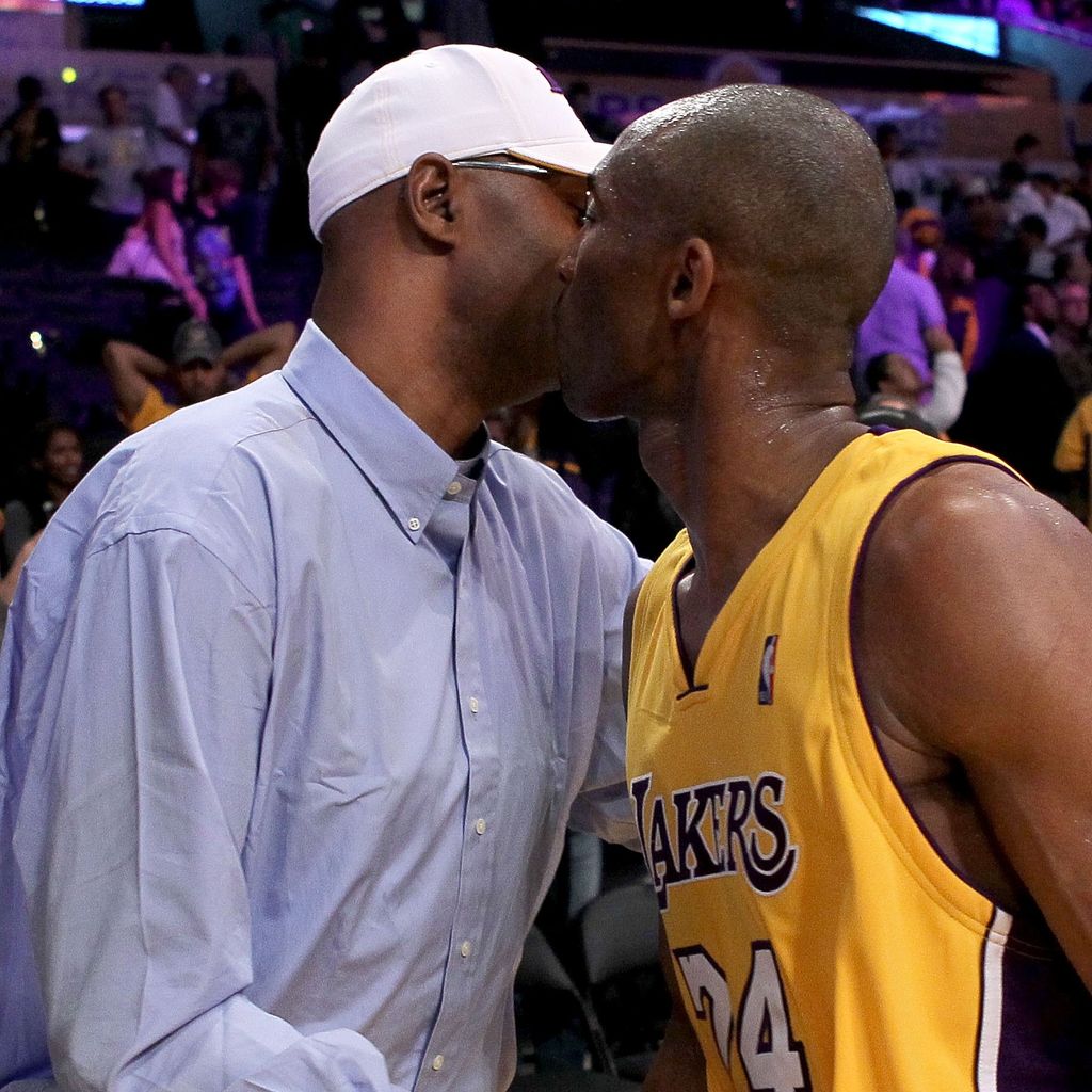 Joe Bryant und Kobe Bryant im Mai 2010