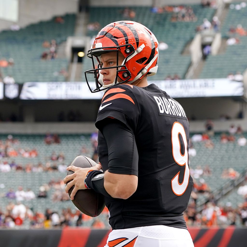 Joe Burrow vor dem Spiel gegen die Baltimore Ravens