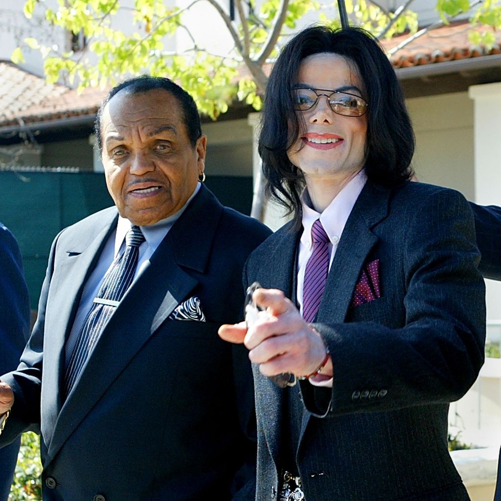 Joe Jackson und Sohn Michael Jackson