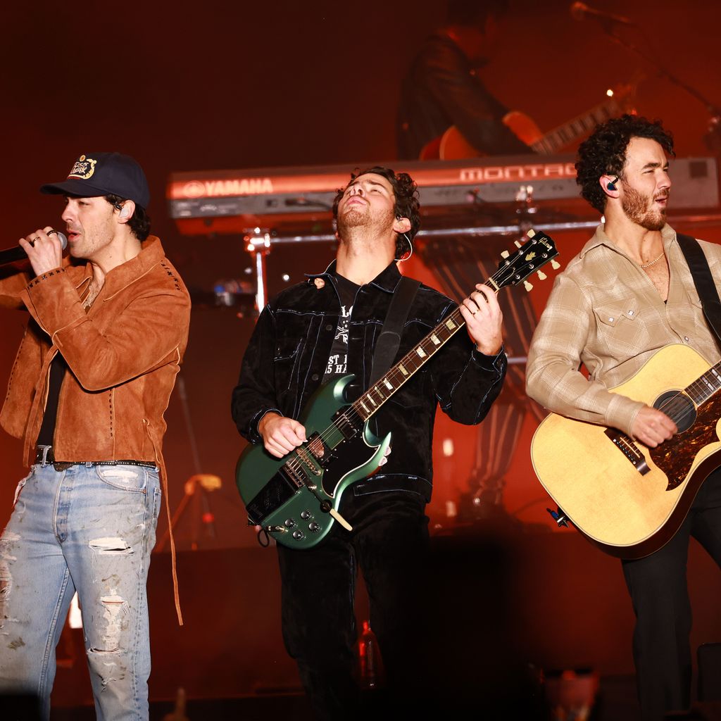 Joe Jonas, Nick Jonas und Kevin Jonas im Januar 2023