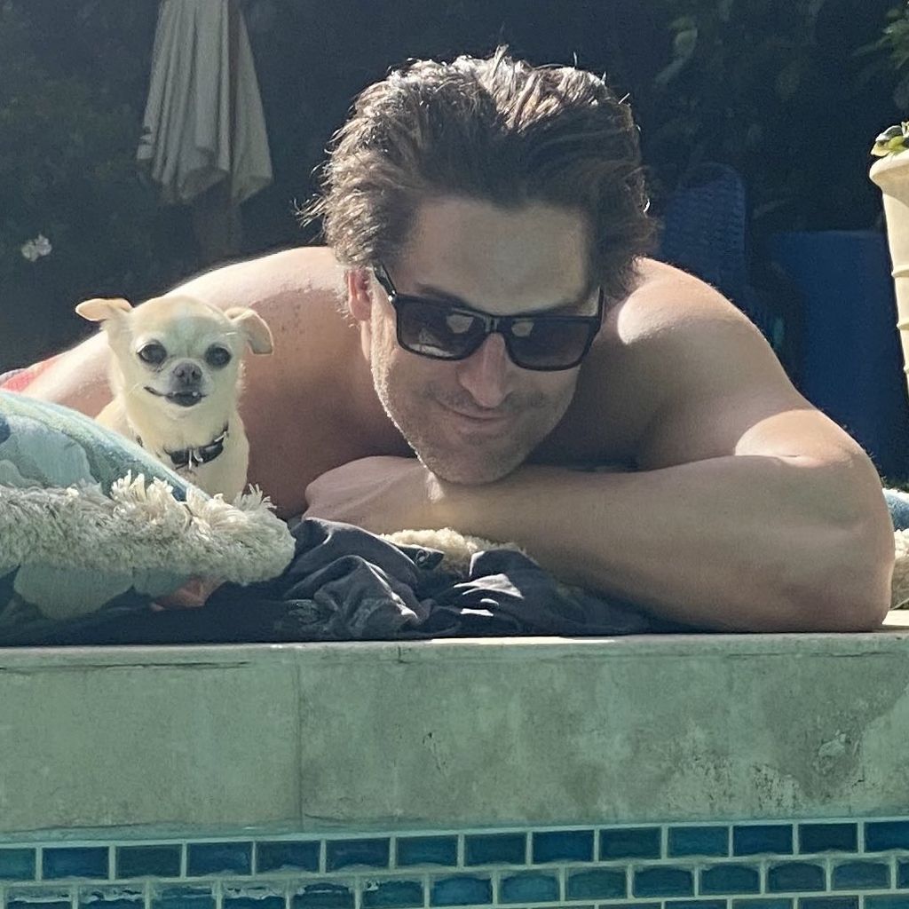 Joe Manganiello und sein Hund Bubbles