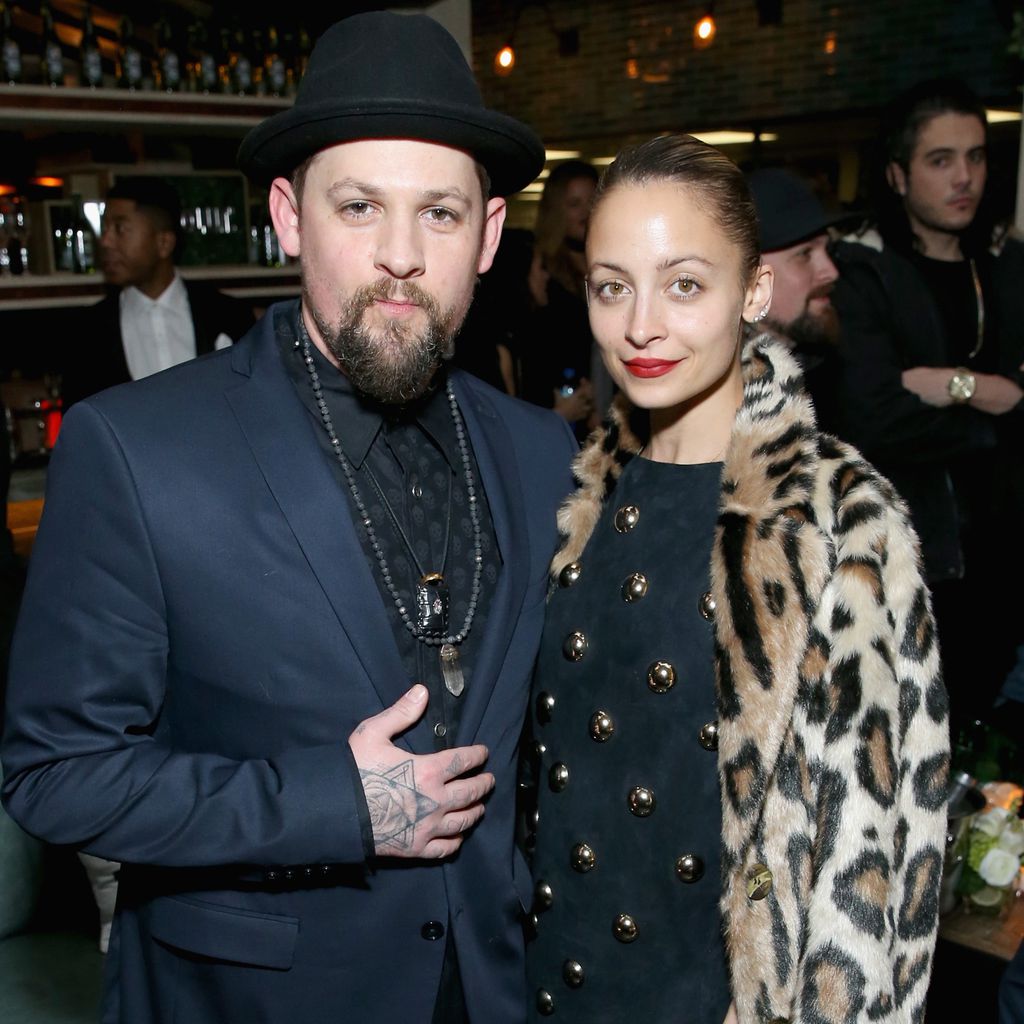 Musiker Joel Madden mit seiner Frau Nicole Richie, 2017