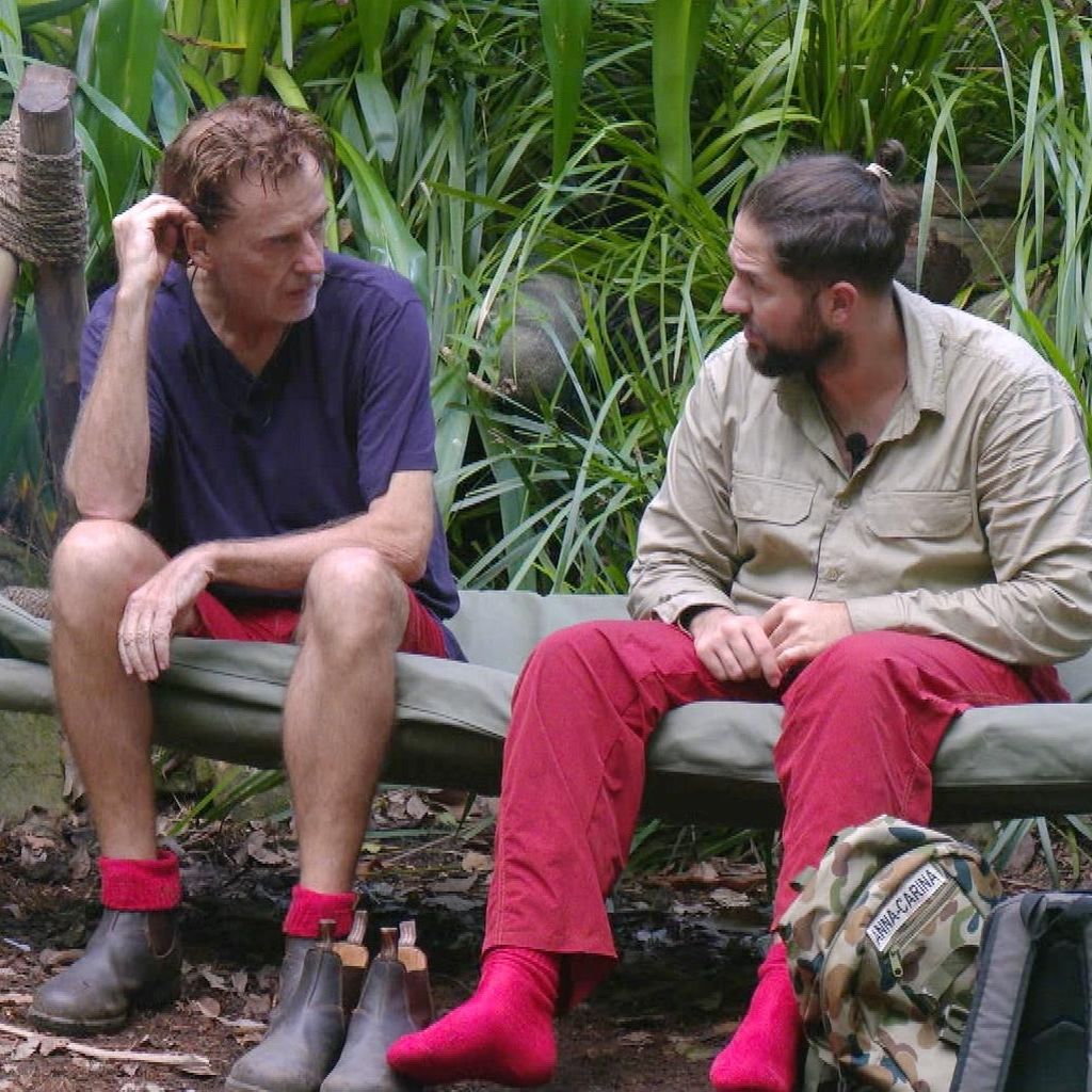 Jörg Dahlmann und Maurice Dziwak im Dschungelcamp