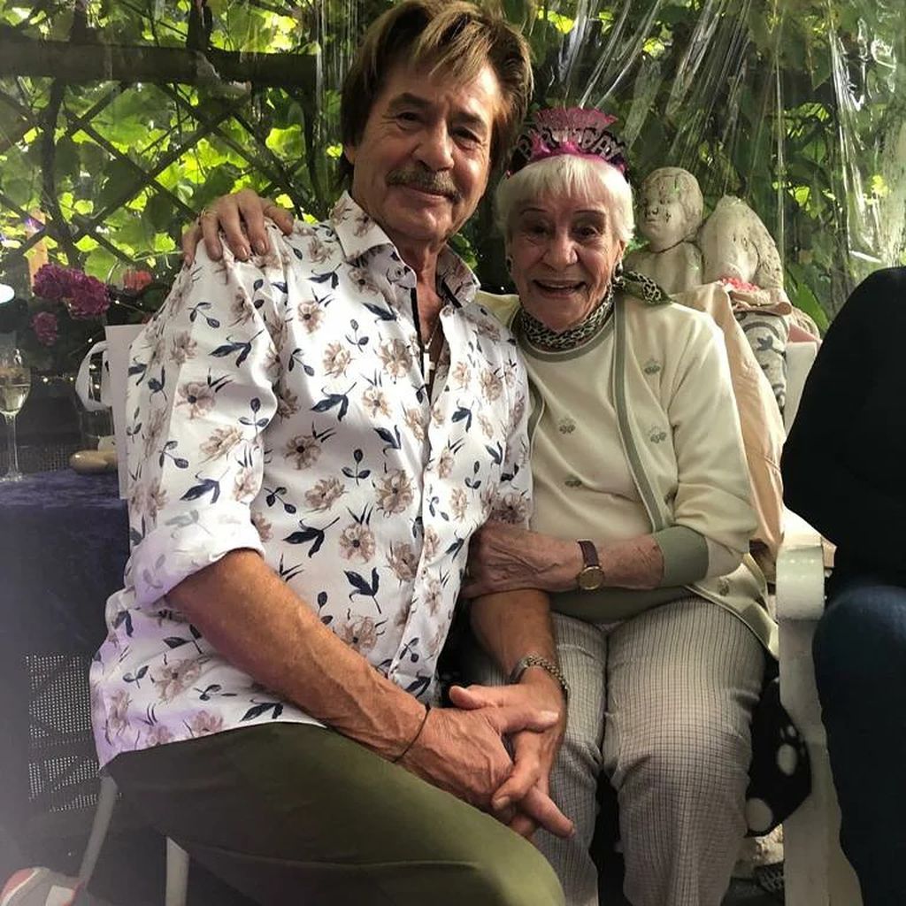 Jörg Draeger mit seiner Mutter Heddi