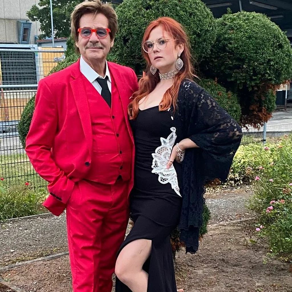 Jörg Draeger und seine Tochter Cinzia, August 2021