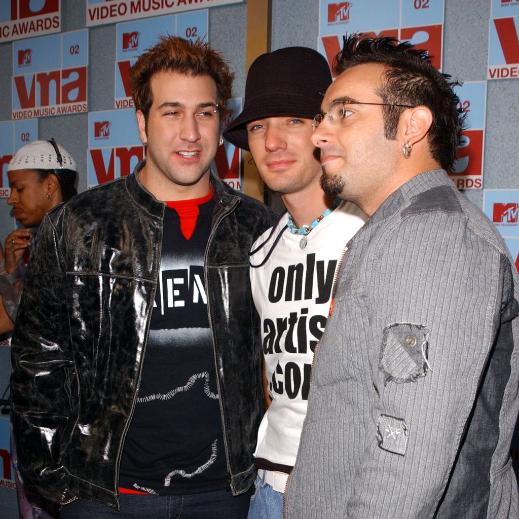 Joey Fatone, JC Chasez und Chris Kirkpatrick, 2002
