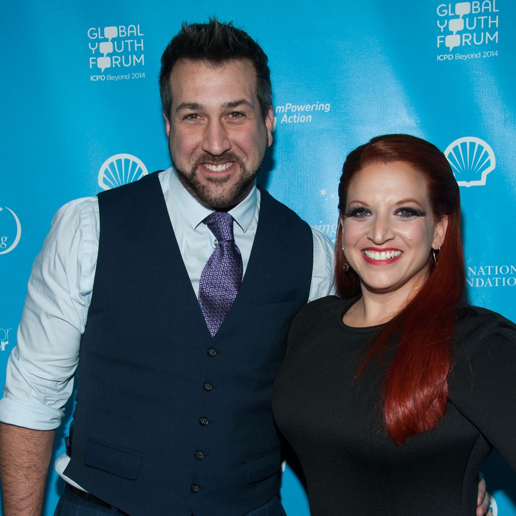 Joey Fatone und Kelly Baldwin im Februar 2013