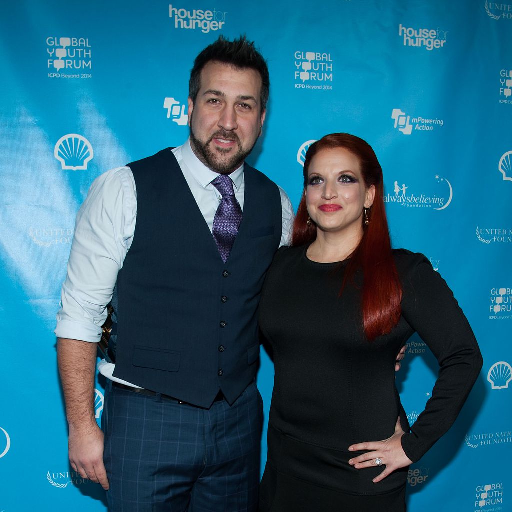 Joey Fatone und Kelly Baldwin im Februar 2013