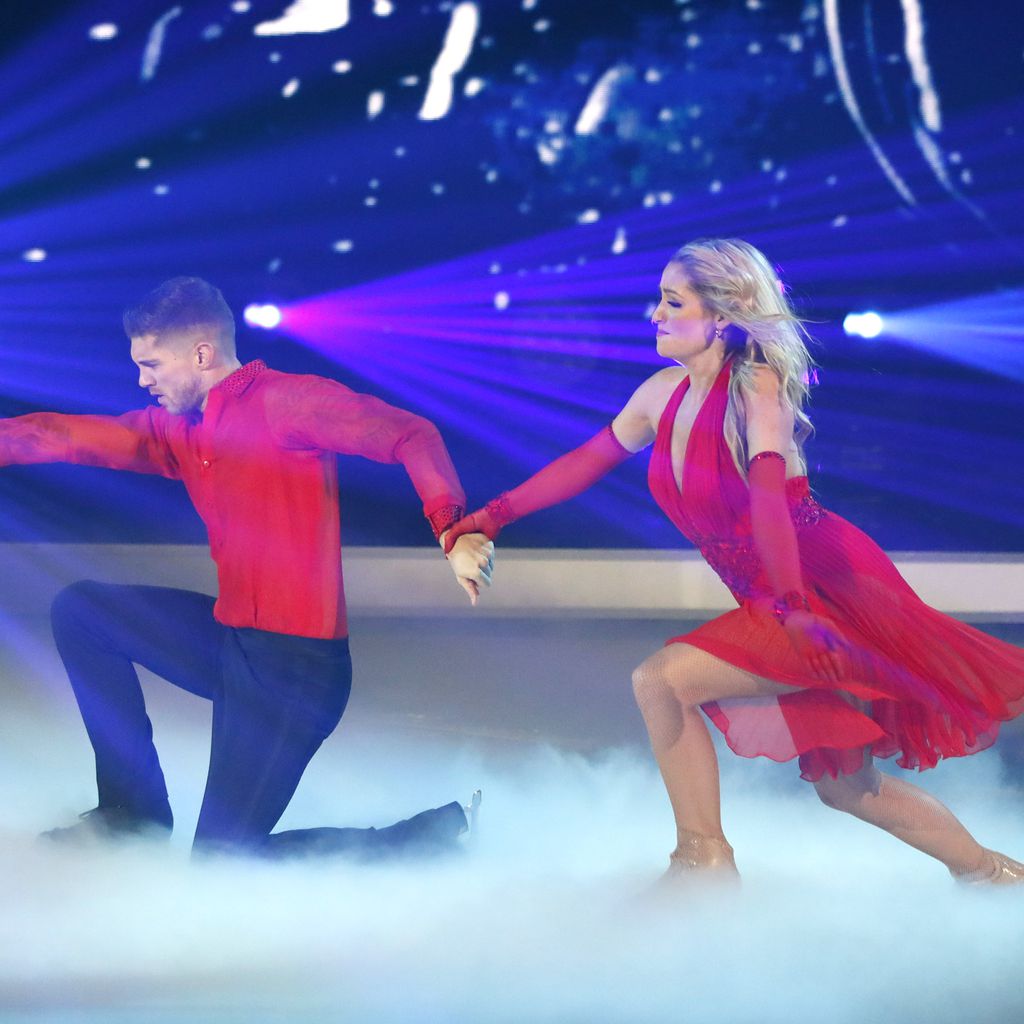 Joey Heindle und Freundin Ramona bei "Dancing on Ice"