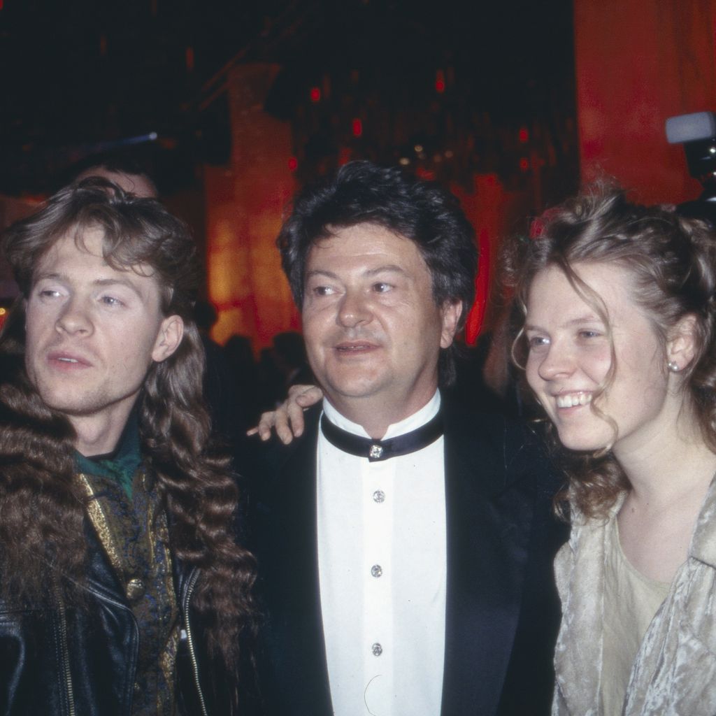 Joey Kelly, Helmut Fest und Patricia Kelly beim Echo 1996