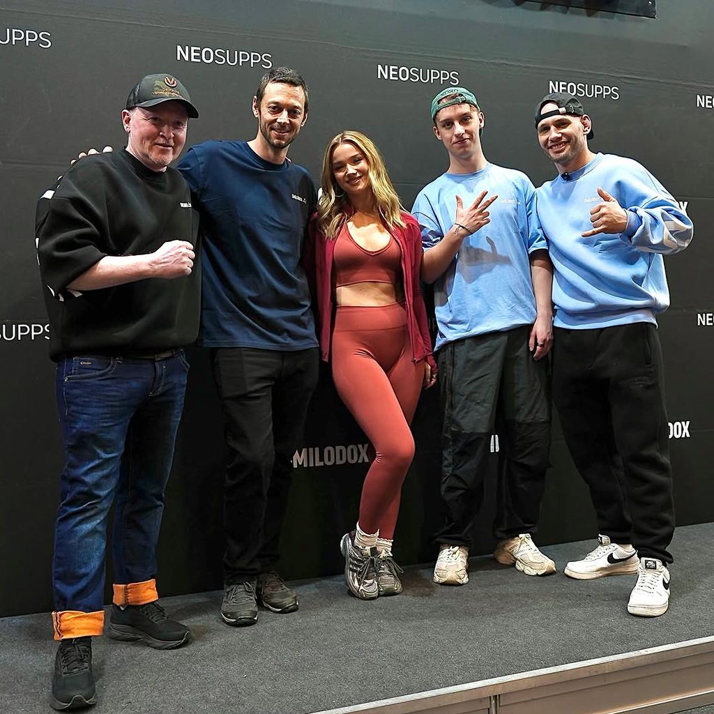 Joey Kelly, Joe Vogel, Julia Beautx, LetsHugo und Flying Uwe auf der FIBO, 2025