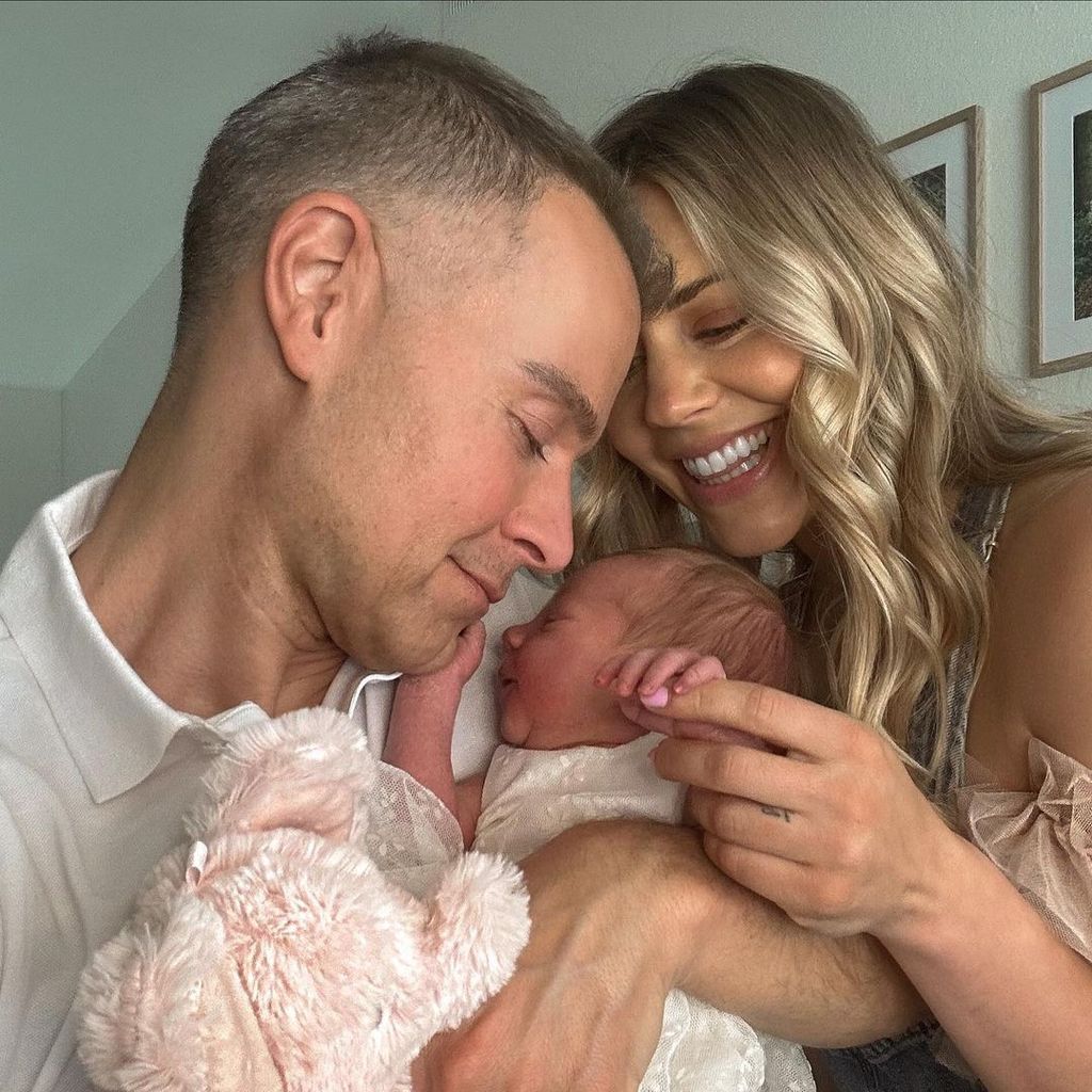Joey Lawrence und Samantha Cope mit ihrer Tochter Dylan Rose