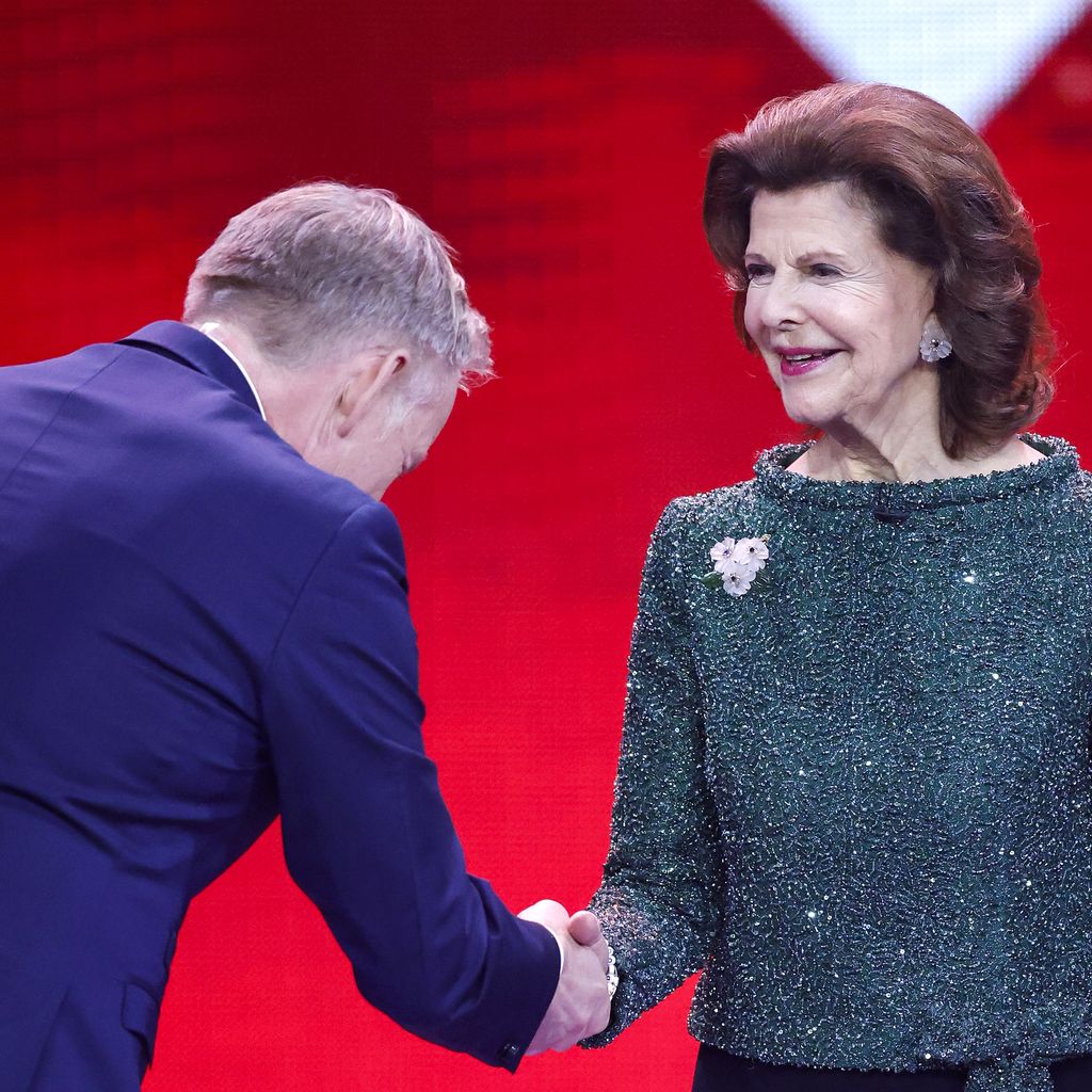 Johannes B. Kerner und Königin Silvia von Schweden, "Ein Herz für Kinder"-Gala