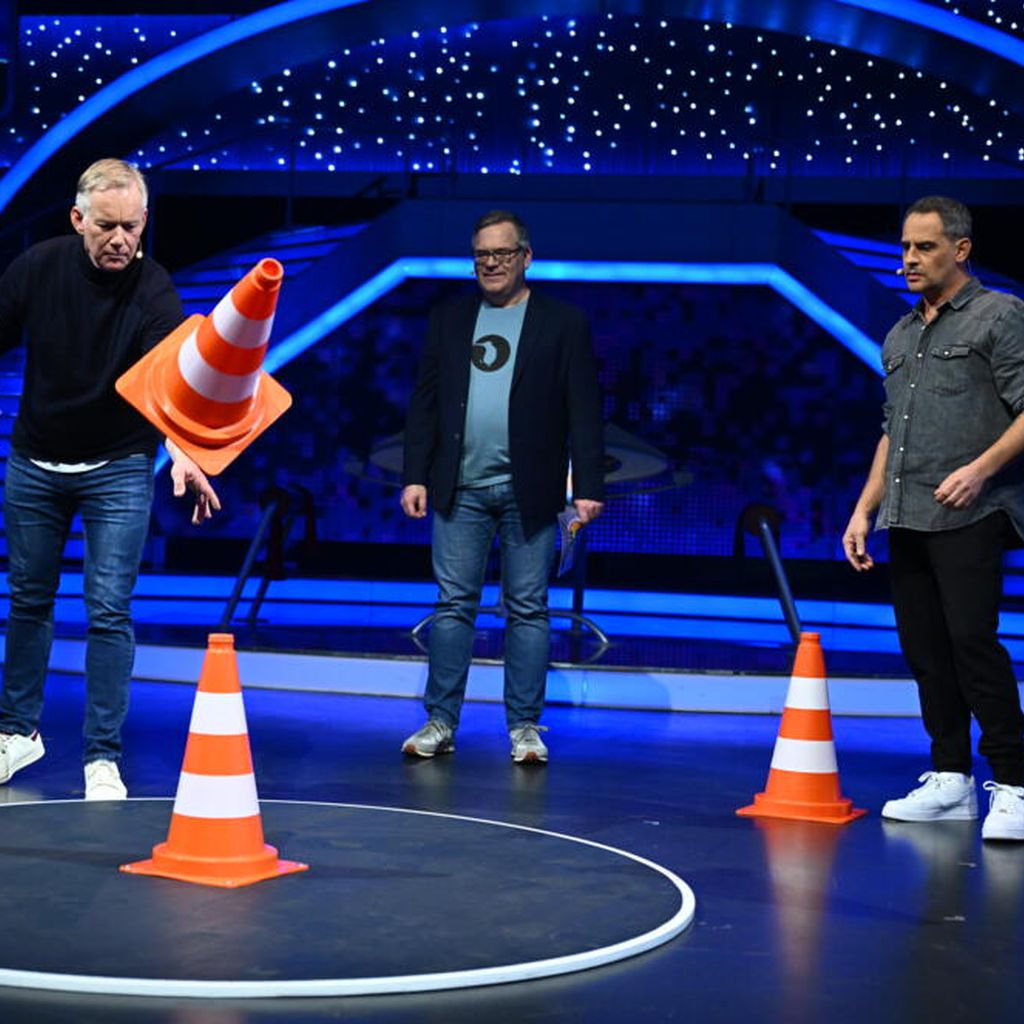 Johannes B. Kerner und Moritz Bleibtreu bei "Schlag den Star"
