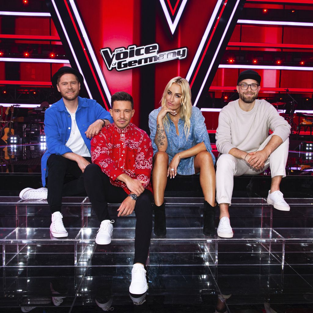 Johannes Oerding, Nico Santos, Sarah Connor und Mark Forster, "The Voice of Germany"-Juroren 2021