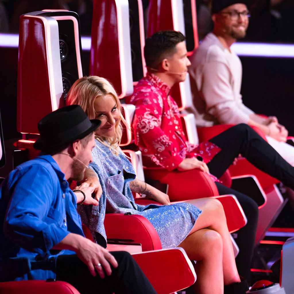 Johannes Oerding, Sarah Connor, Nico Santos und Mark Forster bei "The Voice of Germany"