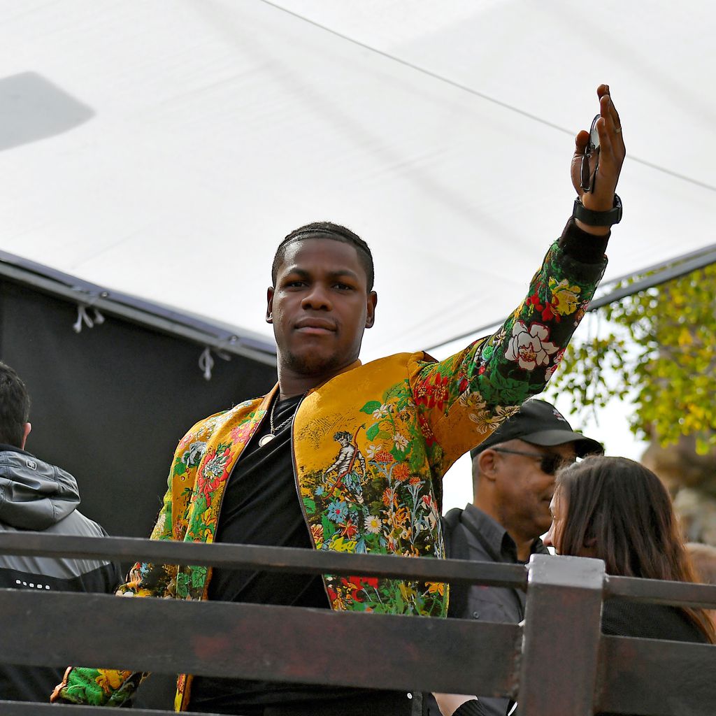 John Boyega in Disneyland