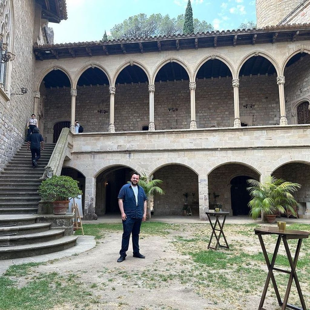 John Bradley-West am "Game of Thrones"-Set