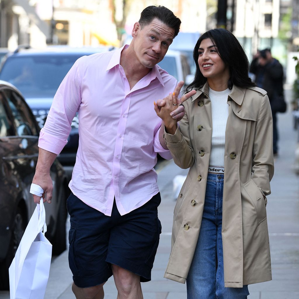John Cena mit seiner Frau im Mai 2023